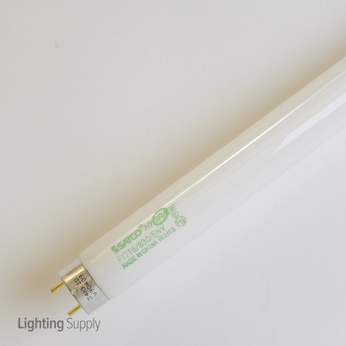 SATCO/NUVO HyGrade F17T8/830/ENV 17W T8 Fluorescent 3000K Warm White 85 CRI Medium Bi-Pin Base (S8404)