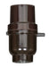SATCO/NUVO Push Thru Socket Phenolic Smooth 1/8 IP Cap With Metal Bushing Less Set Screw 2-7/8 Inch Height 1-1/4 Inch Diameter 660W 250V (80-1110)
