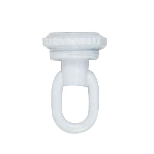 SATCO/NUVO 1/8 IP Screw Collar Loop With Ring 25 Pounds Maximum White Finish (90-2422)