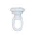 SATCO/NUVO 1/8 IP Screw Collar Loop With Ring 25 Pounds Maximum White Finish (90-2422)