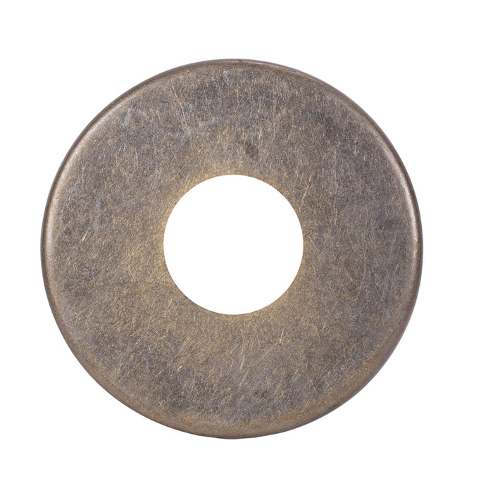 SATCO/NUVO Steel Check Ring Curled Edge 1/8 IP Slip Antique Brass Finish 1-1/8 Inch Diameter (80-2179)