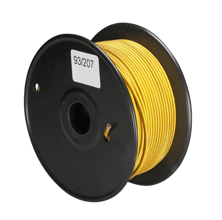 SATCO/NUVO Pulley Bulk Wire 18/1 Rayon Braid 90C 250 Foot/Spool Gold (93-207)
