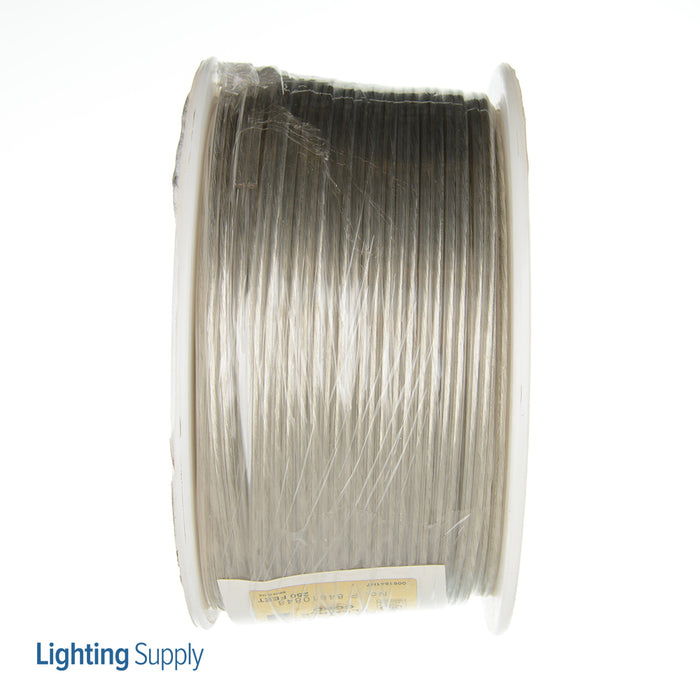 SATCO/NUVO Lamp And Lighting Bulk Wire 18/2 SPT-1 105C 250 Foot/Spool Clear Silver (93-138)