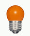 SATCO/NUVO 1.2W S11/OR/LED/120V/CD 1.2W LED S11 Ceramic Orange Medium Base 120V (S9164)