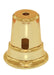 SATCO/NUVO Heavy Duty Cup For Swing Arm Lamps Polished Brass Finish 2-1/2 Inch Height 2-1/4 Inch Diameter (90-2353)