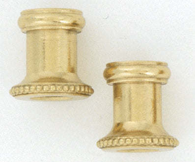 SATCO/NUVO 2 Brass Threaded Knurled Necks (S70-174)