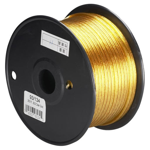 SATCO/NUVO Lamp And Lighting Bulk Wire 20/2 SPT-1 105C Wire 250 Foot/Spool Clear Gold (93-134)