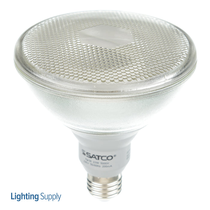 SATCO/NUVO 23PAR38/50 23W PAR38 Compact Fluorescent 5000K 82 CRI Medium Base 230V (S7422)