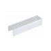 SATCO/NUVO 24 Inch U-Channel Shade Horizontal Hole Centered 6-1/2 Inch From End 7/16 Inch 1/8 Slip White (50-236)