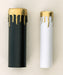 SATCO/NUVO 2 Candle Covers White With Gold Drip 4 Inch Height (S70-372)