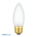 SATCO/NUVO 25B11/F 25W B11 Incandescent Frost 1500 Hours 200Lm Medium Base 120V 2700K (S3234)