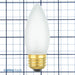 SATCO/NUVO 25B11/F 25W B11 Incandescent Frost 1500 Hours 200Lm Medium Base 120V 2700K (S3234)
