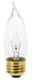SATCO/NUVO 25CA10 25W CA10 Incandescent Clear 1500 Hours 210Lm Medium Base 120V 2700K (S3264)