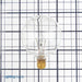 SATCO/NUVO 25W G16 1/2 Incandescent Clear 2500 Hours 186Lm Candelabra Base 130V 2700K (A3922)