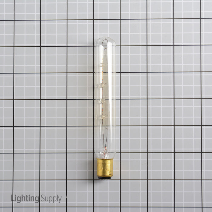 SATCO/NUVO 25T6 1/2/DC 25W T6 1/2 Incandescent Clear 1500 Hours 180Lm DC Bay Base 130V 2700K (S3248)