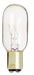 SATCO/NUVO 25T8/DC 25W T8 Incandescent Clear 2500 Hours 190Lm DC Bay Base 130V 2700K (S3909)