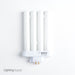 SATCO/NUVO FML27 6500K GX10Q-4 27W Quad Tube T4 Compact Fluorescent GX10Q-4 Base 6500K (S6385)