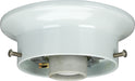 SATCO/NUVO 3-1/4 Inch Wired Holder White Finish Includes Hardware 60W Maximum (90-430)