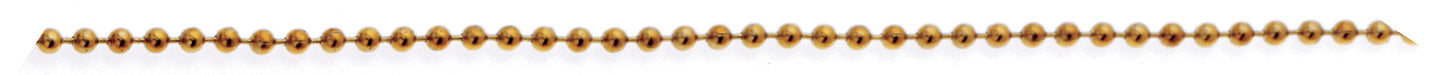 SATCO/NUVO #3 Beaded Chain 3/32 Inch Diameter 250 Foot Spool Brass Finish (90-122)