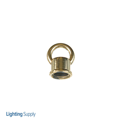SATCO/NUVO 3/4 Inch Loops 1/8 IP Female With Wireway 10 Pounds Maximum Brass Plated Finish (90-958)