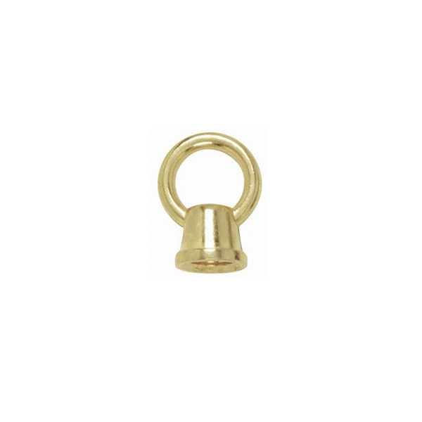 SATCO/NUVO 3/4 Inch Loops 1/8 IP Female With Wireway 10 Pounds Maximum Brass Plated Finish (90-958)
