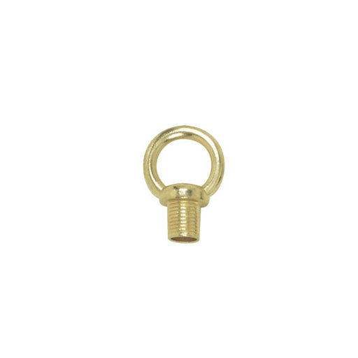 SATCO/NUVO 3/4 Inch Loops 1/8 IP Male With Wireway 10 Pounds Maximum Brass Plated Finish (90-957)