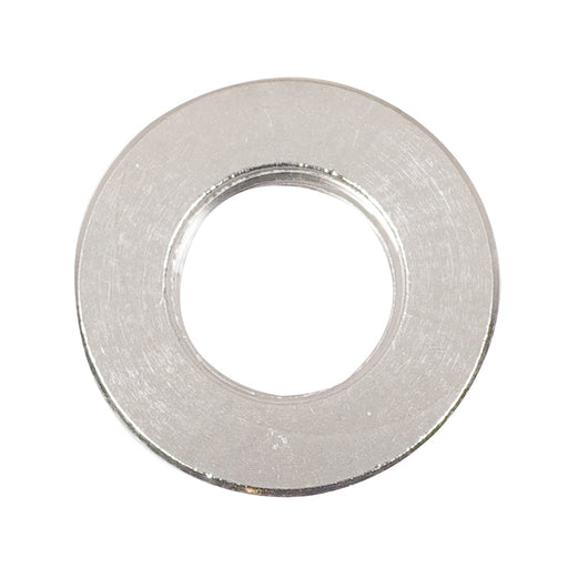 SATCO/NUVO Brass Round Plain Locknut 1/8 IP 3/4 Inch Diameter 1/8 Inch Thick Nickel Finish (90-1858)