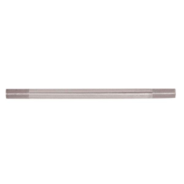 SATCO/NUVO Steel Pipe 1/8 IP Nickel Plated Finish 10 Inch Length 3/4 Inch X 3/4 Inch Threaded On Both Ends (90-2504)
