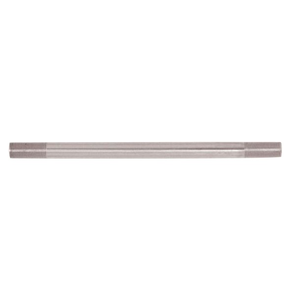 SATCO/NUVO Steel Pipe 1/8 IP Nickel Plated Finish 12 Inch Length 3/4 Inch X 3/4 Inch Threaded On Both Ends (90-2505)