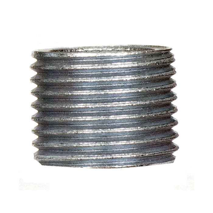 SATCO/NUVO 3/8 IP Steel Nipple Zinc Plated 1/2 Inch Length 5/8 Inch Wide (90-2128)