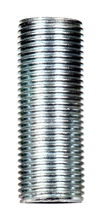 SATCO/NUVO 3/8 IP Steel Nipple Zinc Plated 1-3/4 Inch Length 5/8 Inch Wide (90-1017)