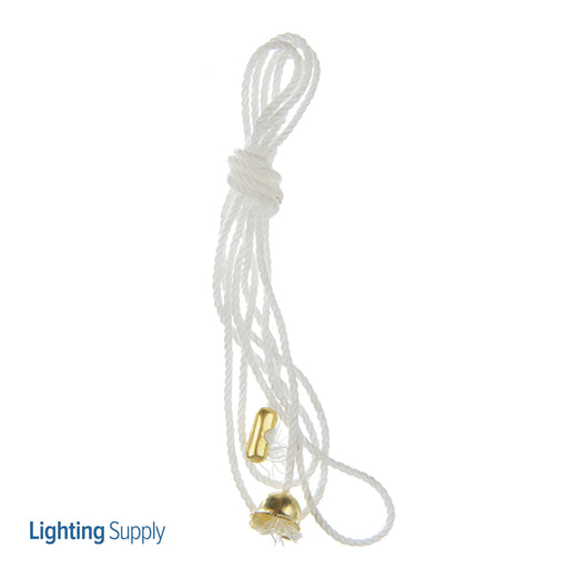 SATCO/NUVO 3 Foot Pull String Brass Bell And Connector (90-2528)