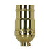 SATCO/NUVO 3-Way 2 Circuit Keyless Socket 1/8 IPS 3 Piece Stamped Solid Brass Polished Nickel Finish 660W 250V (80-1176)