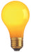 SATCO/NUVO 40A/Y 40W A19 Incandescent Ceramic Yellow 2000 Hours Medium Base 130V (S4983)