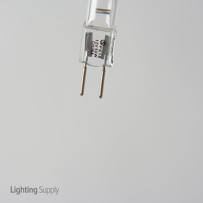 SATCO/NUVO 50T4/CL 50W Halogen T4 Clear 2000 Hours 900Lm Bi-Pin Gy6.35 Base 12V 2900K (S3121)