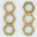 SATCO/NUVO 6 Brass Locknuts 1/8 IPS (S70-621)