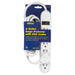 SATCO/NUVO 6 Outlet Standard Surge Strip With Flat Plug 6 Foot Cord 14/3 SJT Indoor Use Only 245 Joules 15A-125V 1875W (91-229)