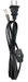 SATCO/NUVO 6 Foot #18/2 SPT-1 Black 105 Degree (80-2397)