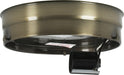 SATCO/NUVO 6 Inch 1-Light Ceiling Pan Antique Brass Finish Includes Hardware 60W Maximum (90-763)