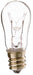 SATCO/NUVO 6S6 6W S6 Incandescent Clear 2500 Hours 30Lm Candelabra Base 130V 2700K (S3900)