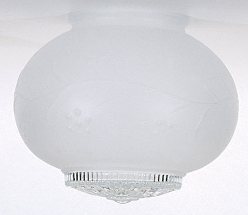 SATCO/NUVO Hall Glass Shade 6 Inch X 3-1/4 Inch 5-9/16 Inch Diameter 3-1/4 Inch Fitter 5 Inch Height (50-108)