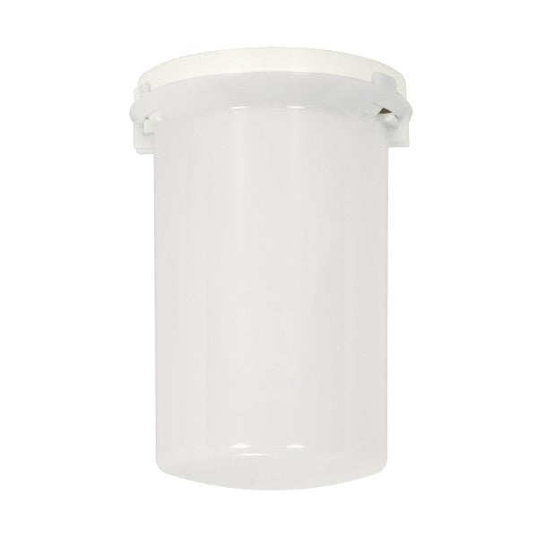 SATCO/NUVO 6.2 Inch White Lexan Lens For GU24 Keyless Ceiling Receptacle Lens Only (90-2513)