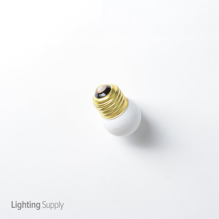 SATCO/NUVO 7 1/2S11/W 7.5W S11 Incandescent Gloss White 2500 Hours 20Lm Medium Base 120V 2700K (S3607)