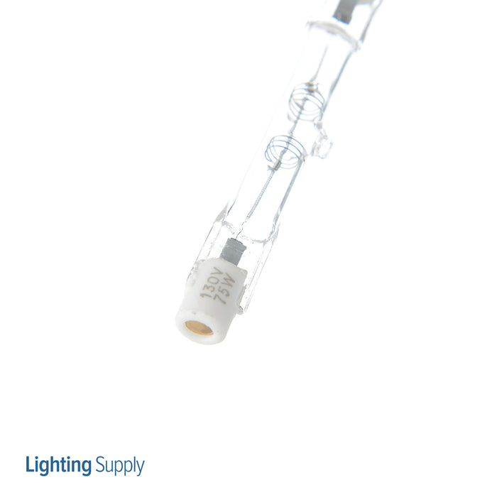 SATCO/NUVO 75T3Q/CL/78MM 75W Halogen T3 Clear 1500 Hours 1050Lm Double Ended Base 78Mm 130V 2900K (S3183)