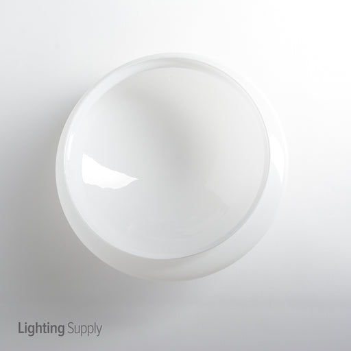 SATCO/NUVO 8 Inch Mushroom Glass Shade 9-1/2 Inch Diameter 7-7/8 Inch Fitter 4 Inch Height Sprayed Inside White (50-330)