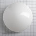 SATCO/NUVO 8 Inch Mushroom Glass Shade 9-1/2 Inch Diameter 7-7/8 Inch Fitter 4 Inch Height Sprayed Inside White (50-330)