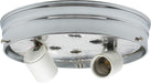 SATCO/NUVO 8 Inch 2-Light Ceiling Pan Chrome Finish Includes Hardware 60W Maximum (90-757)