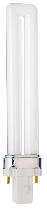 SATCO/NUVO 9W Pin-Based Compact Fluorescent 3500K 82 CRI G23 Base Shatterproof (S6707-TF)