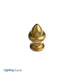 SATCO/NUVO Acorn Finial 1-1/2 Inch Height 1/8 IP Burnished And Lacquered (90-837)