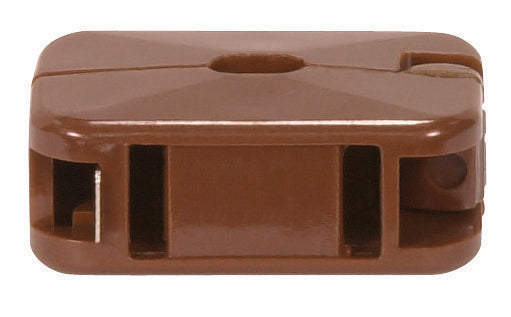 SATCO/NUVO Add-On Outlet Brown Finish Non Polarized 18/2 SPT-1 10A 125V (90-1405)